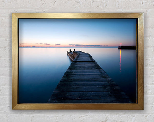 Blue Paradise Framed Print