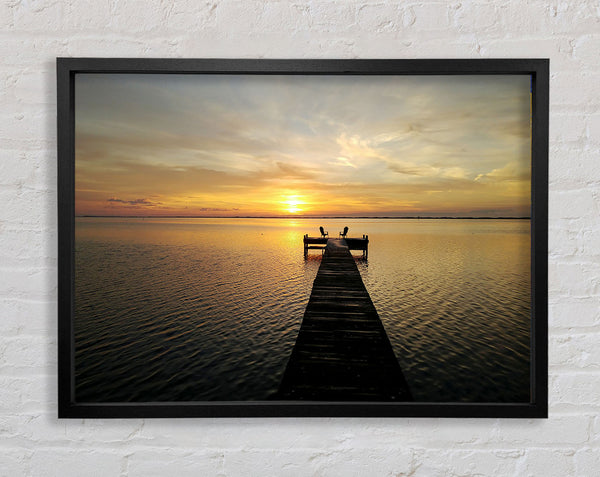Sunset Waters 1 Framed Print