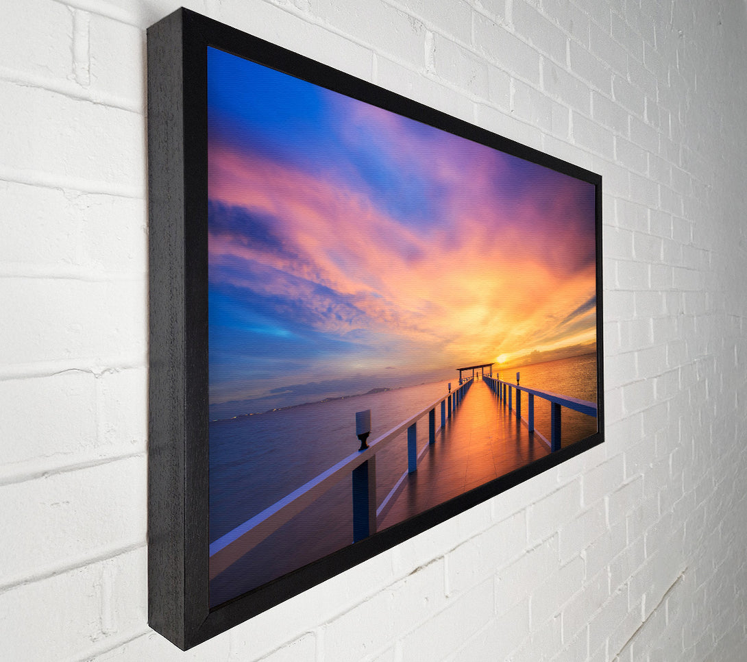  A Canvas Print of The Perfect Sunset Canvas Wall Art