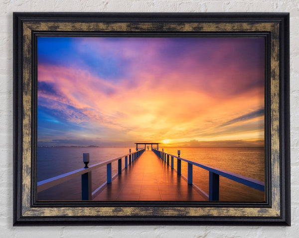The Perfect Sunset Framed Print
