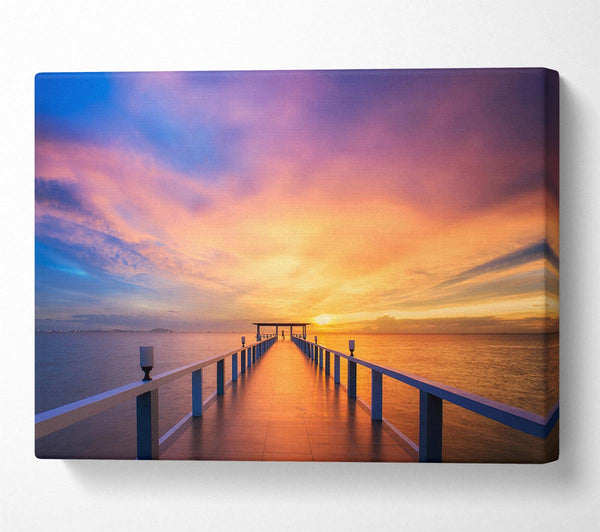  A Canvas Print of The Perfect Sunset Canvas Wall Art