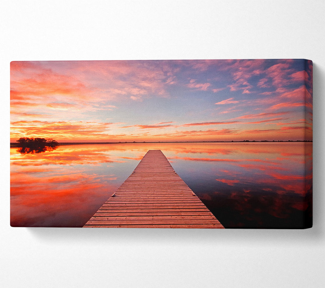  A Canvas Print of Fire sky Canvas Art