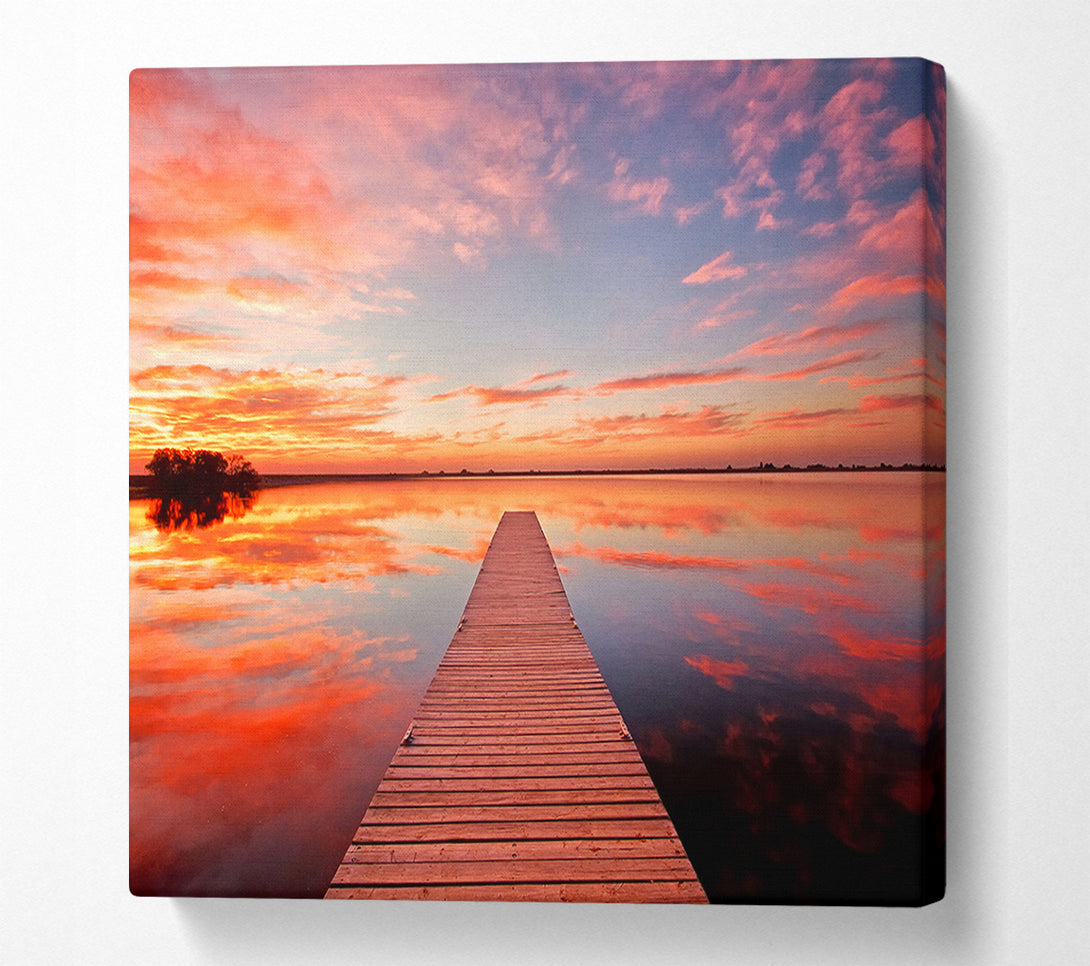  A Canvas Print of Fire sky Canvas Art