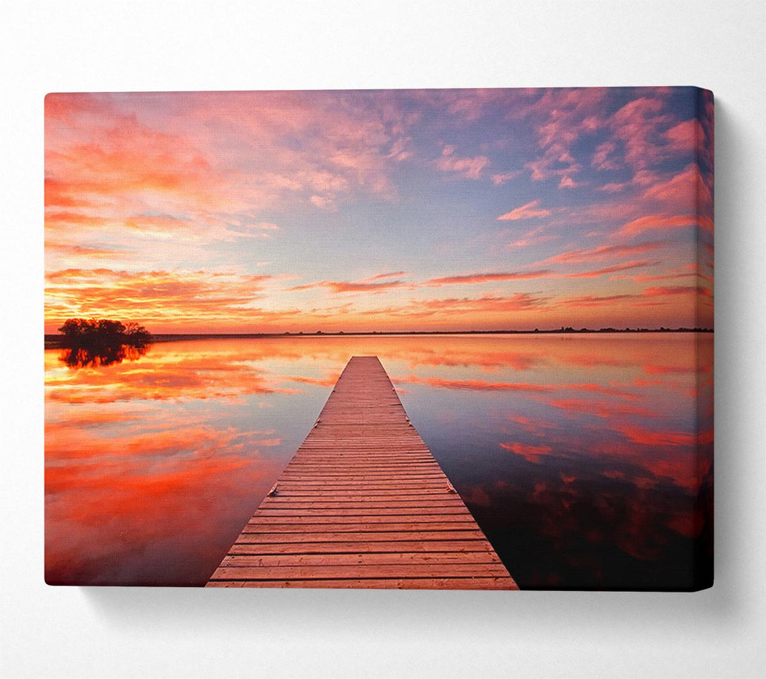  A Canvas Print of Fire sky Canvas Art