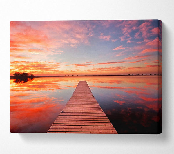  A Canvas Print of Fire sky Canvas Art