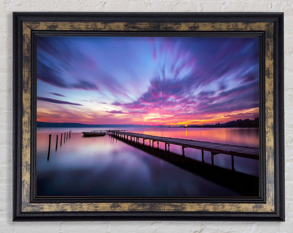 At The End Of The Day Framed Print
