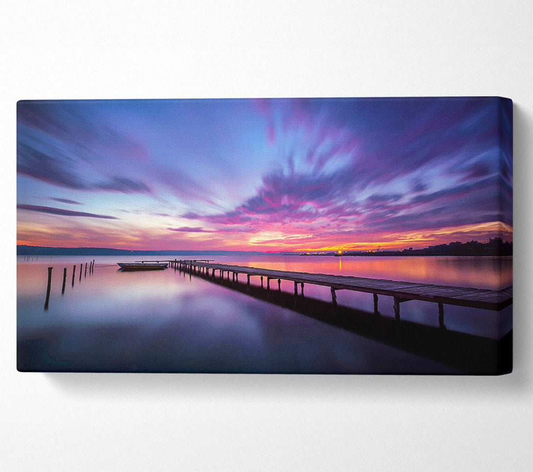  A Canvas Print of At The End Of The Day Canvas Print