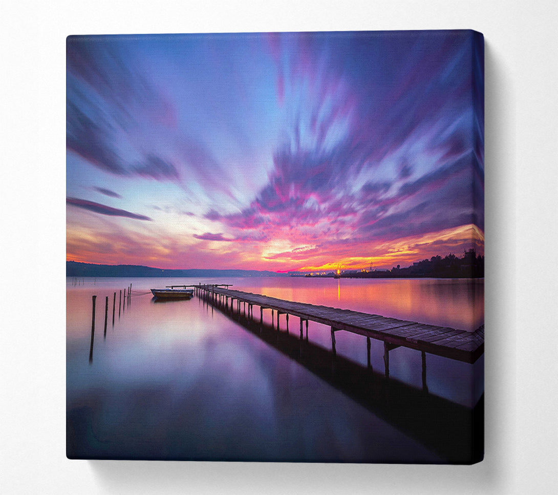  A Canvas Print of At The End Of The Day Canvas Print