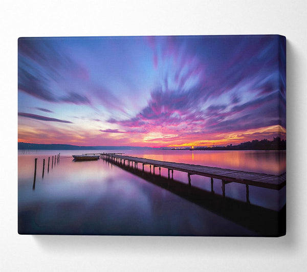  A Canvas Print of At The End Of The Day Canvas Print
