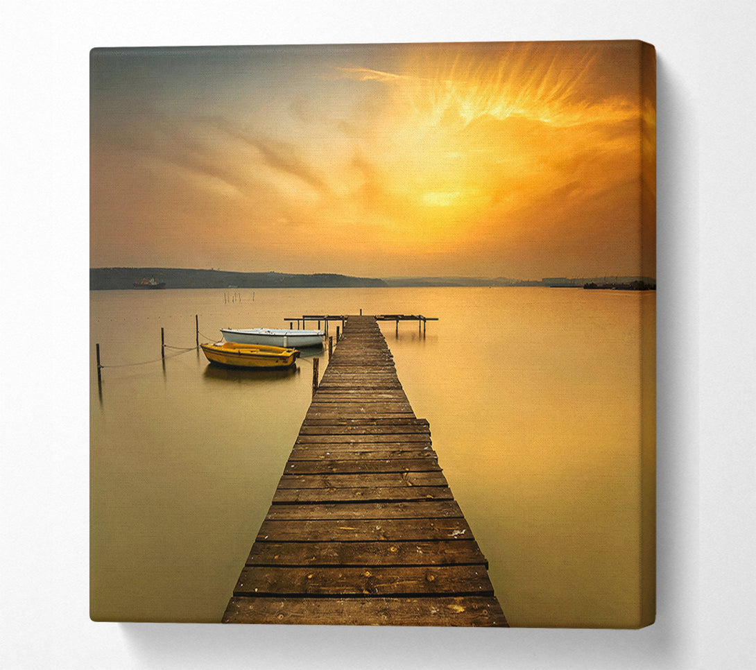  A Canvas Print of Golden Beauty Canvas Wall Art