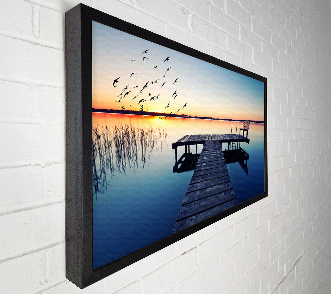  A Canvas Print of Birds In Flight Canvas Print