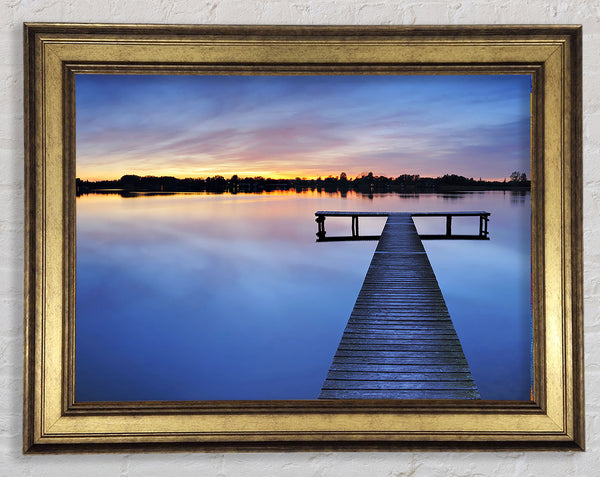 Calmness Of Water Framed Print