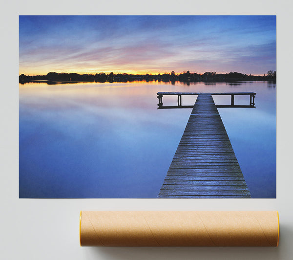 Calmness Of Water Print