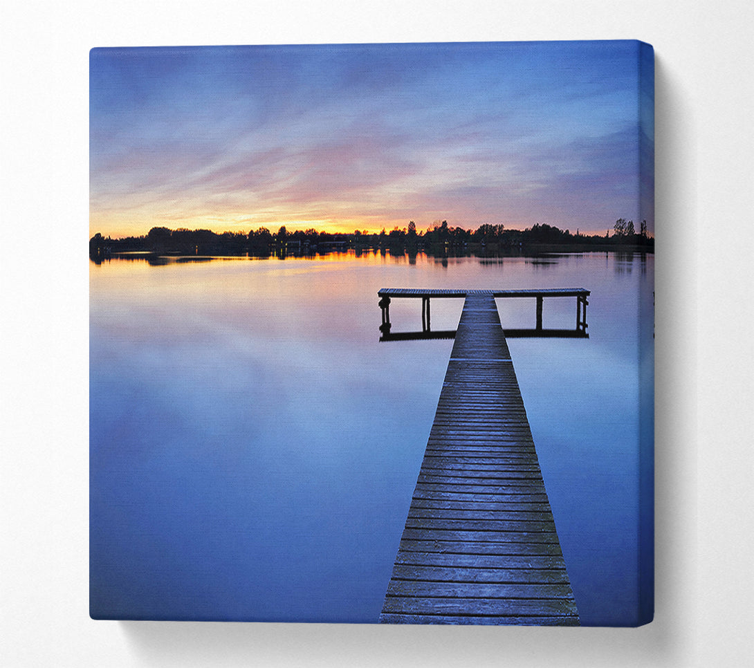  A Canvas Print of Calmness Of Water Canvas Art