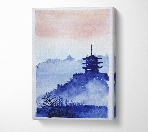  A Canvas Print of Japanese Winter Canvas Wall Art