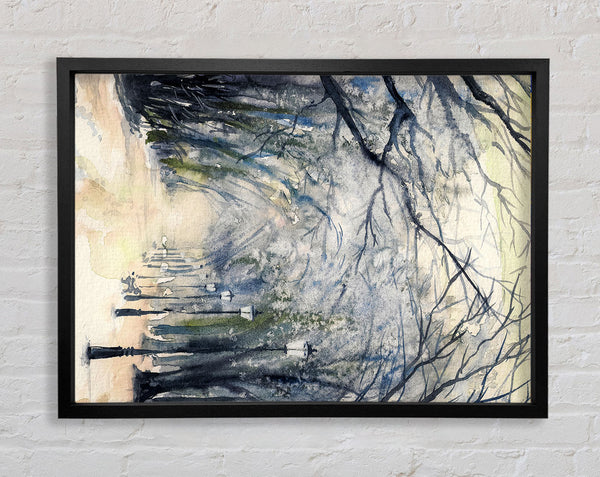 Tree Canopy Walk Framed Print