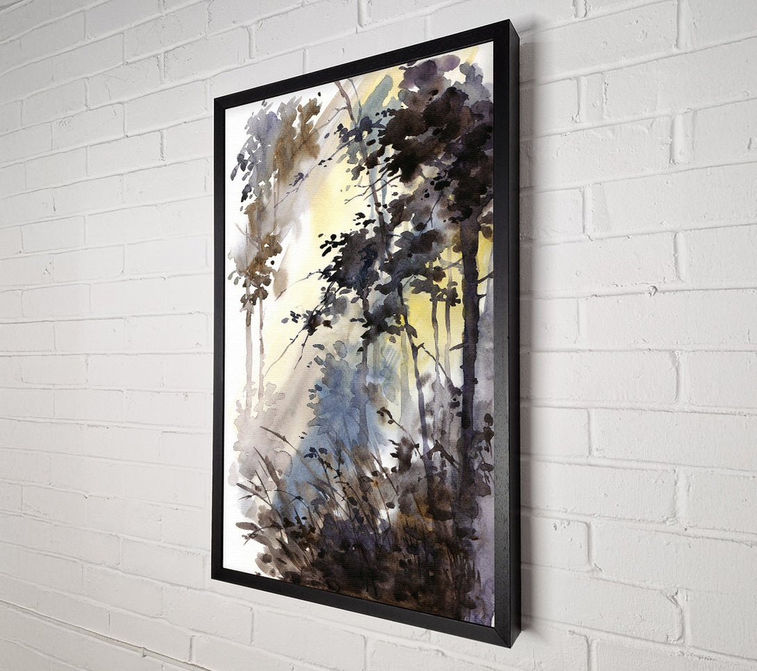  A Canvas Print of Chocolate Woodland Canvas Wall Art
