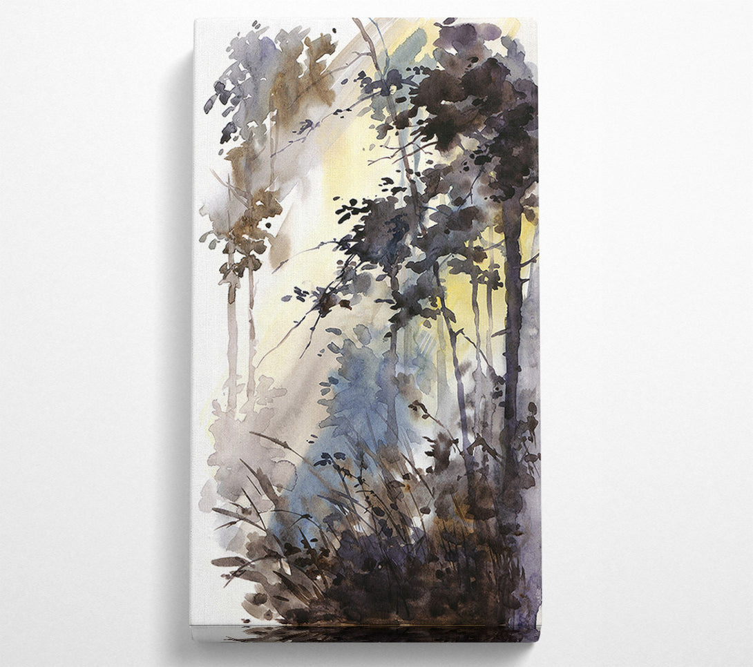  A Canvas Print of Chocolate Woodland Canvas Wall Art