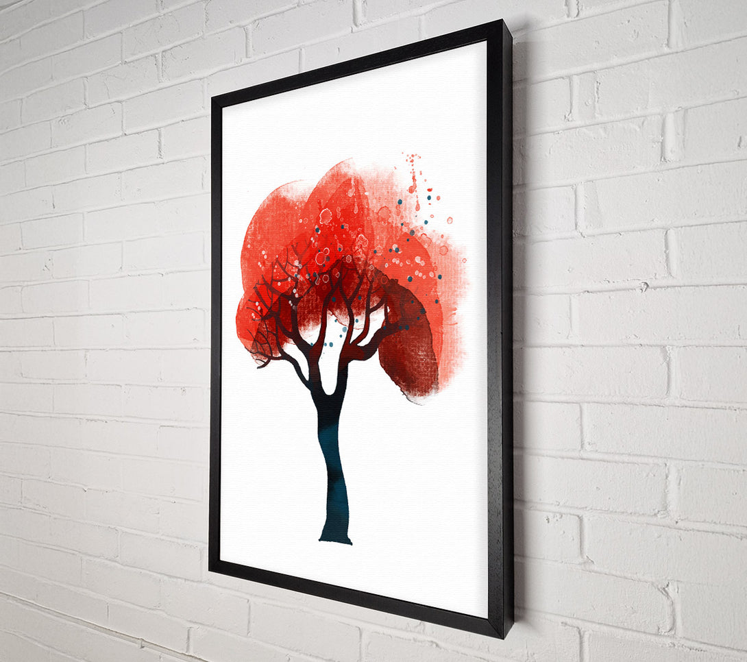  A Canvas Print of Red Tree Top Canvas Print