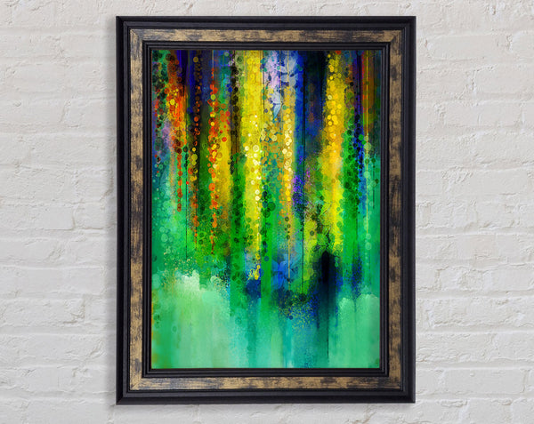 Abstract Willow Tree Framed Print