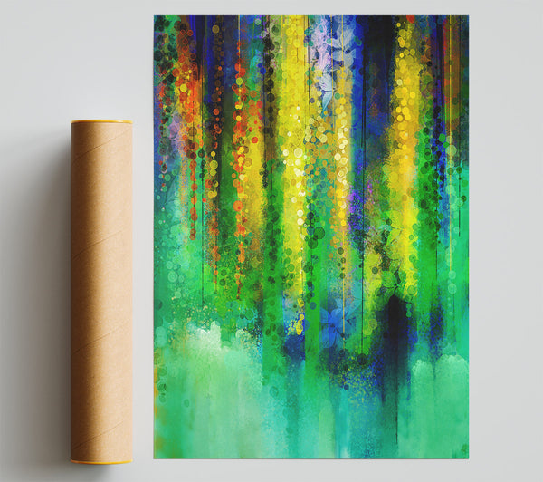 Abstract Willow Tree Giclee Print