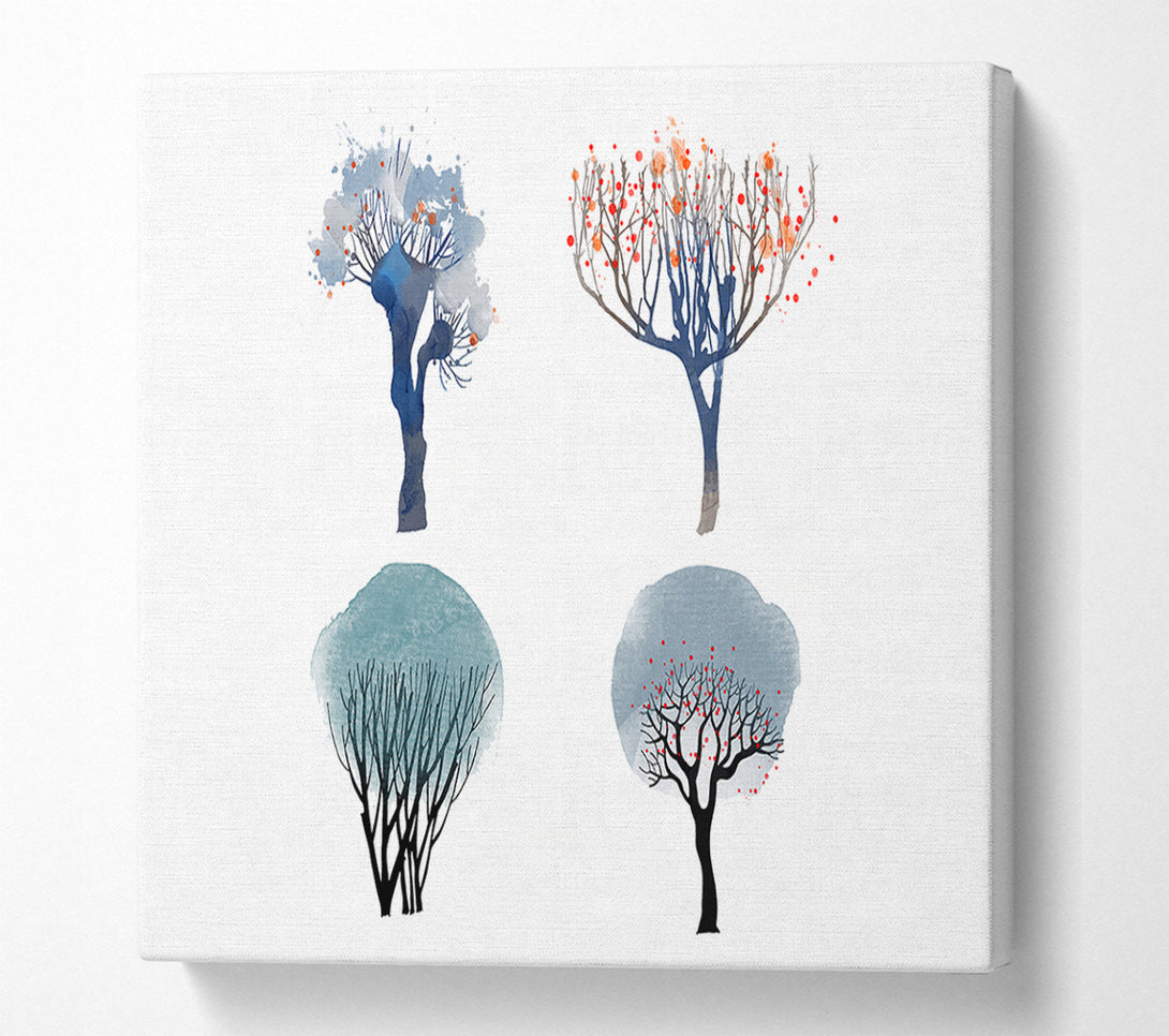  A Canvas Print of Four Seasons 1 Canvas Print