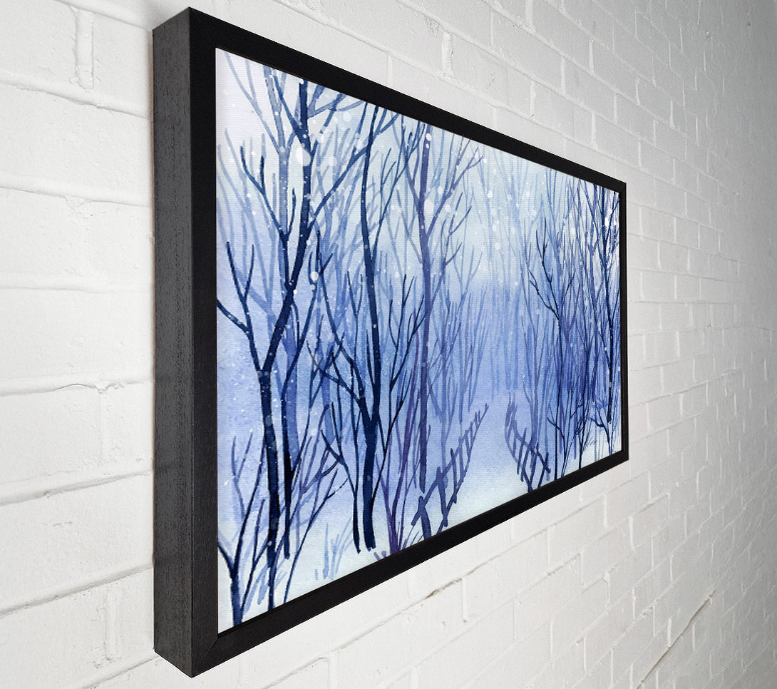  A Canvas Print of Winter Walk Sparkle Canvas Art