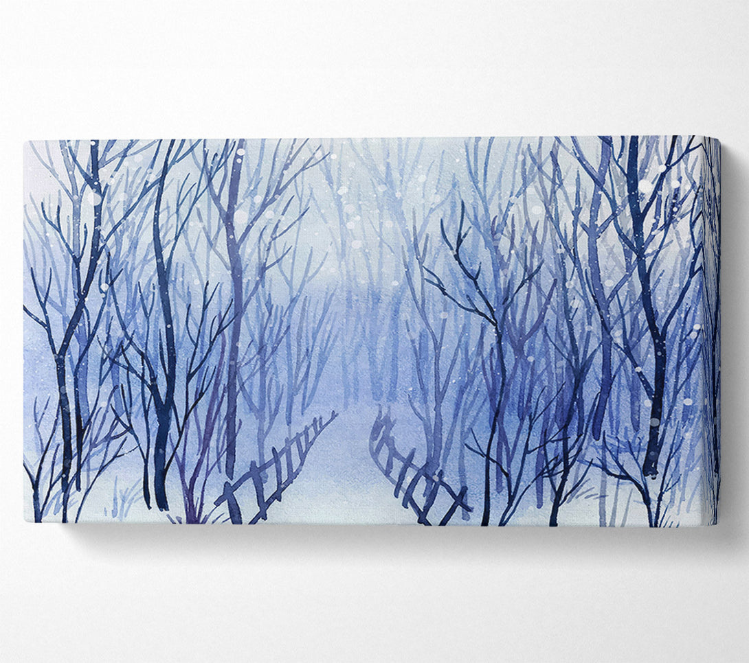  A Canvas Print of Winter Walk Sparkle Canvas Art
