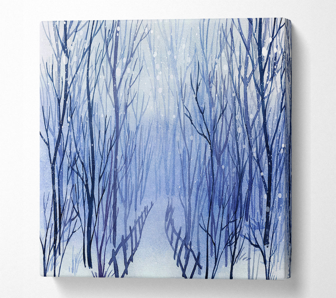  A Canvas Print of Winter Walk Sparkle Canvas Art
