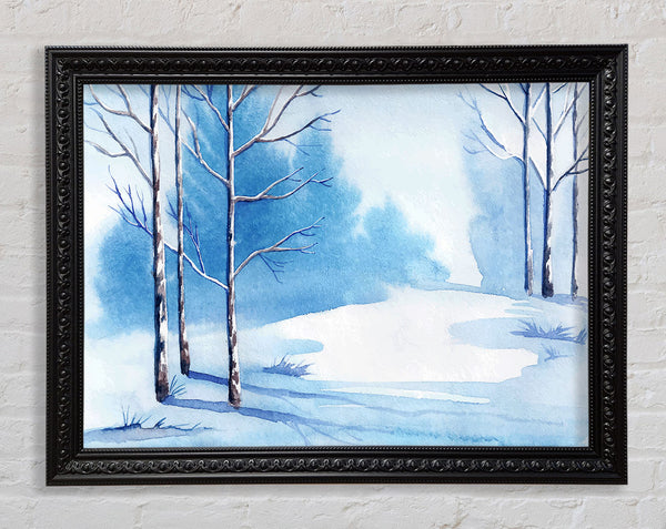 Magical Winter Framed Print