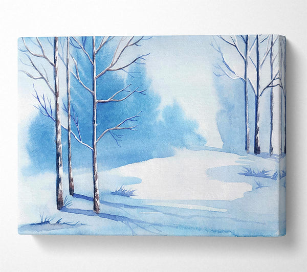  A Canvas Print of Magical Winter Canvas Wall Art