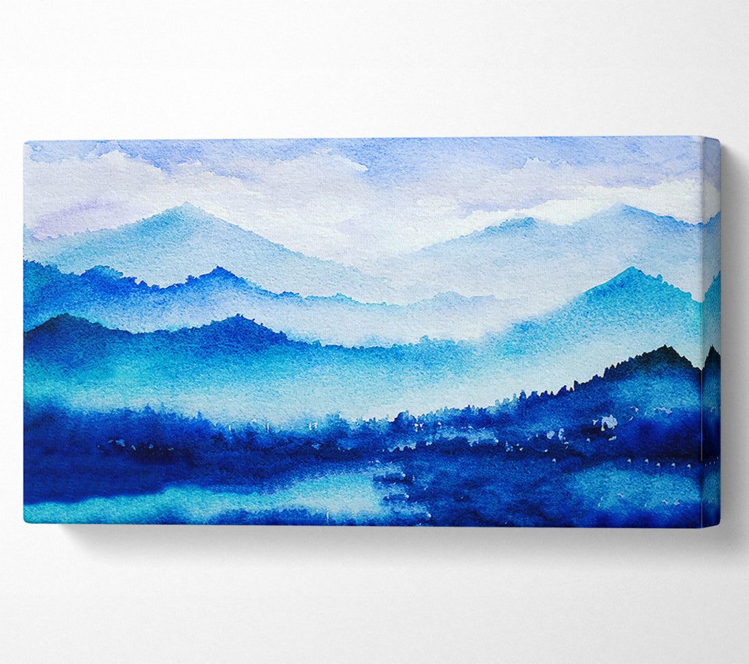  A Canvas Print of Ice Blue Winter Canvas Print