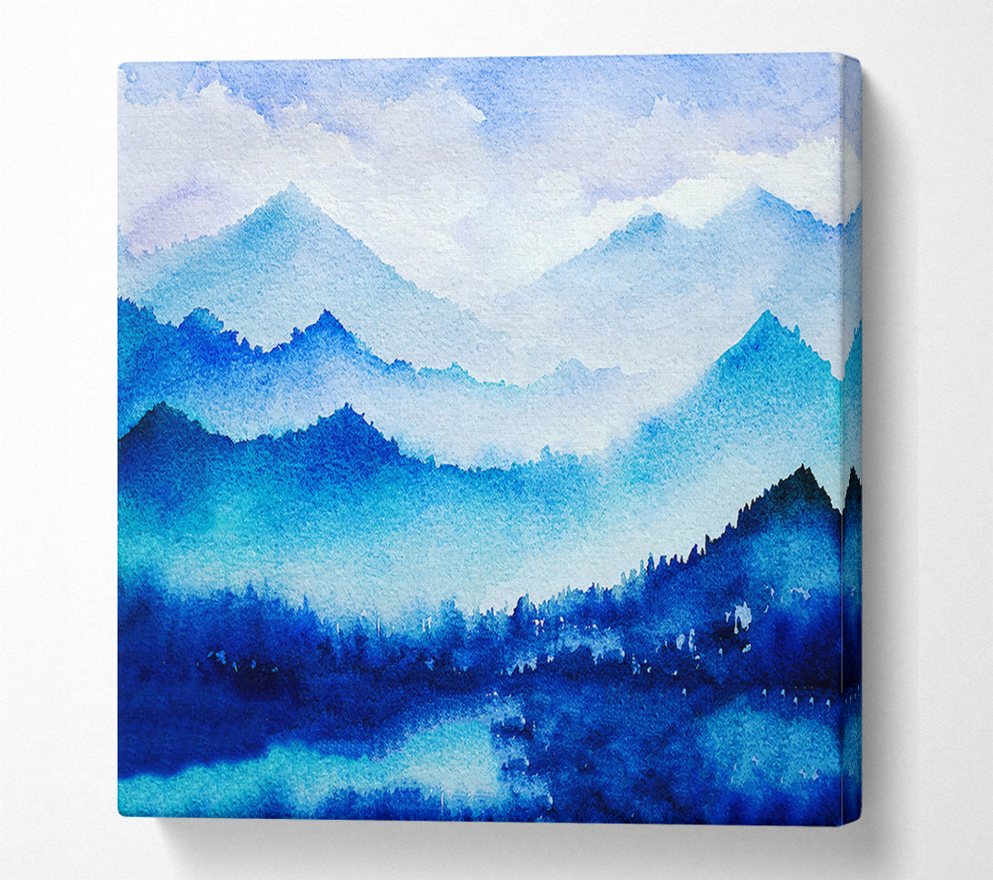  A Canvas Print of Ice Blue Winter Canvas Print
