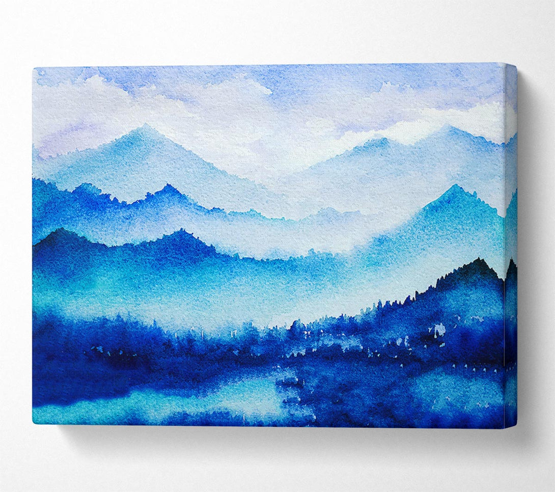  A Canvas Print of Ice Blue Winter Canvas Print