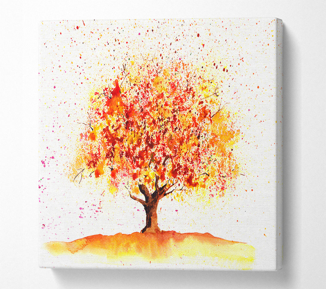  A Canvas Print of Stunning Autumn Tree Canvas Wall Art