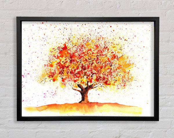 Stunning Autumn Tree Framed Print