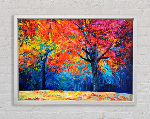 Magical Autumn Forest Framed Print