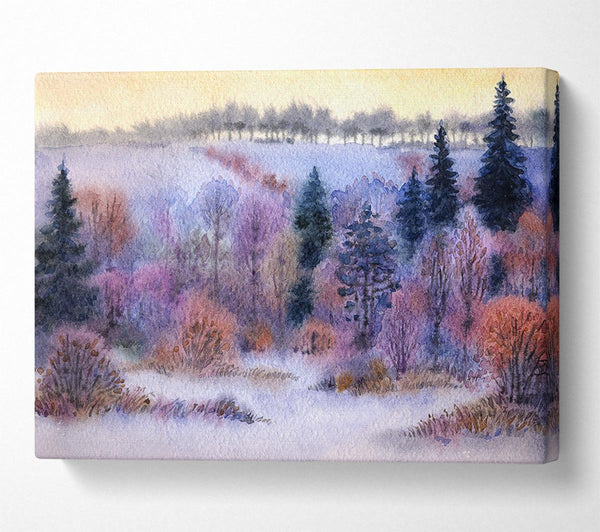  A Canvas Print of Winter Marvel Canvas Art