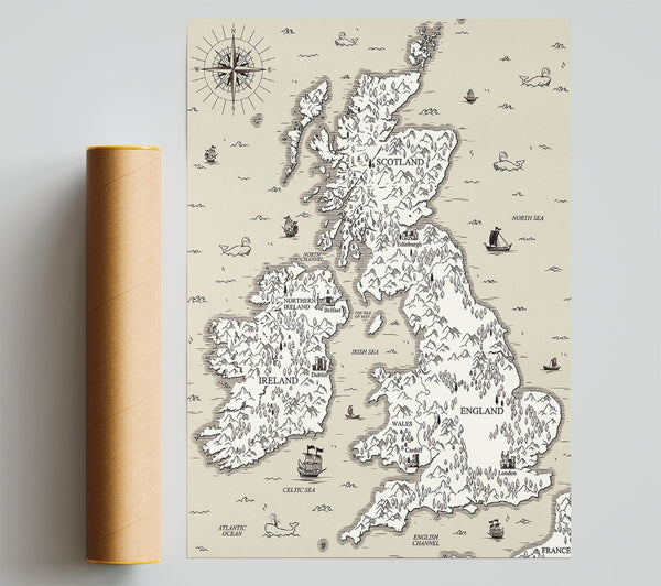 Scotland Island England And Wales Giclee Print