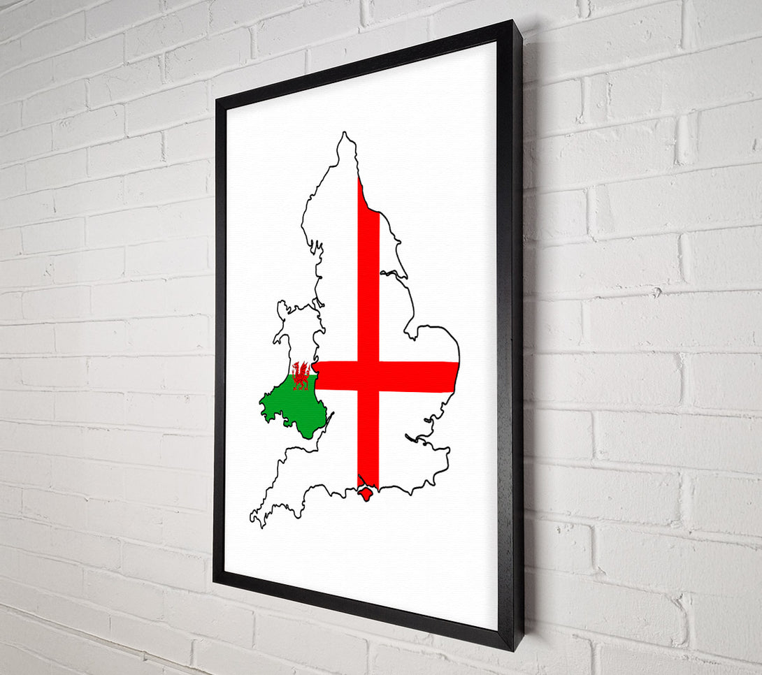  A Canvas Print of Wales And England Canvas Art
