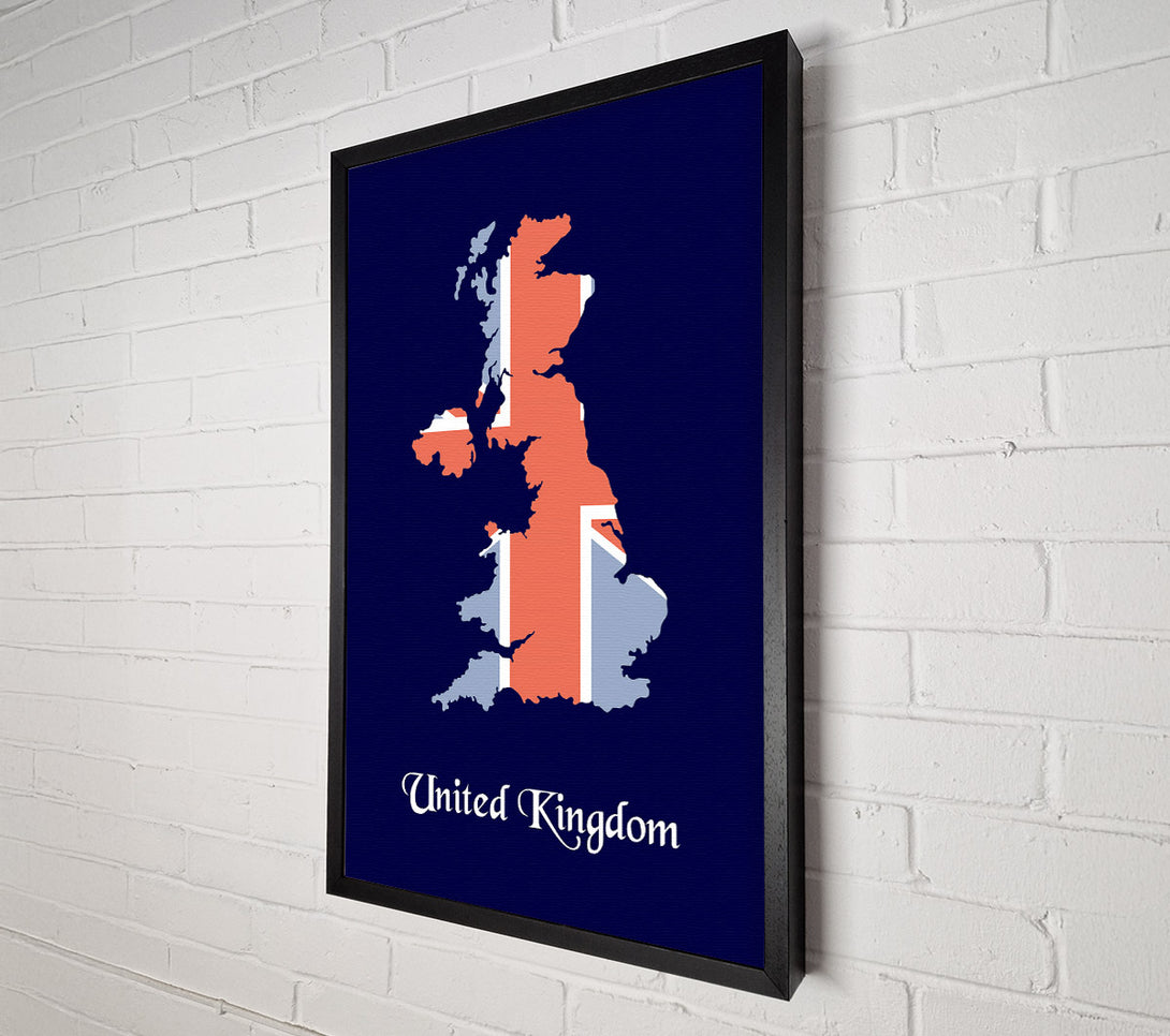  A Canvas Print of United Kingdom Flag 1 Canvas Wall Art