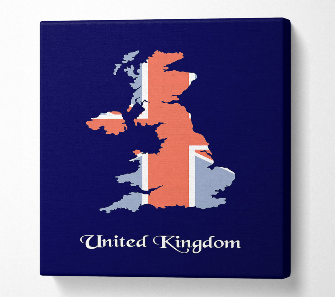  A Canvas Print of United Kingdom Flag 1 Canvas Wall Art