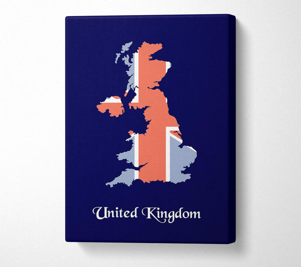  A Canvas Print of United Kingdom Flag 1 Canvas Wall Art