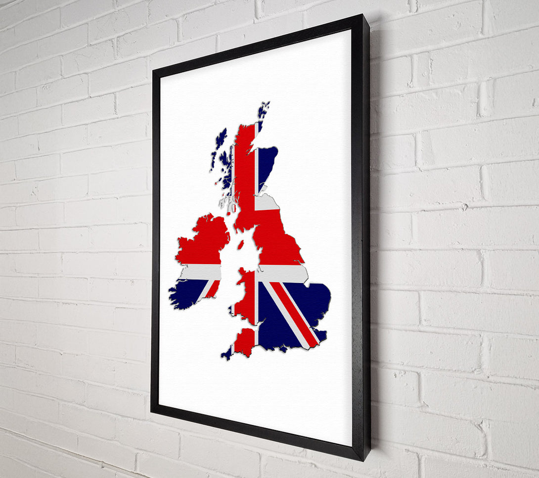  A Canvas Print of United Kingdom Flag 2 Canvas Print