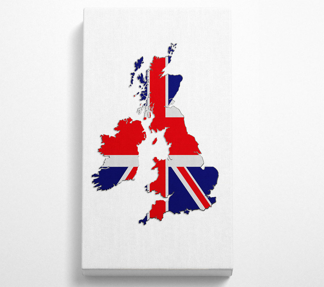  A Canvas Print of United Kingdom Flag 2 Canvas Print