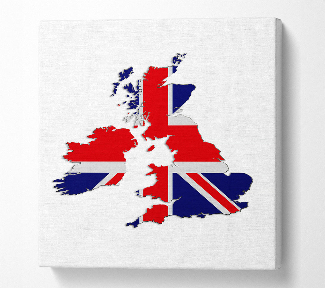  A Canvas Print of United Kingdom Flag 2 Canvas Print