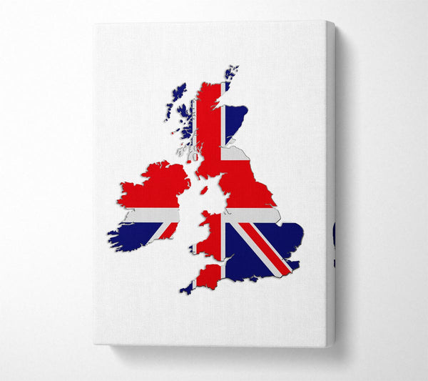  A Canvas Print of United Kingdom Flag 2 Canvas Print