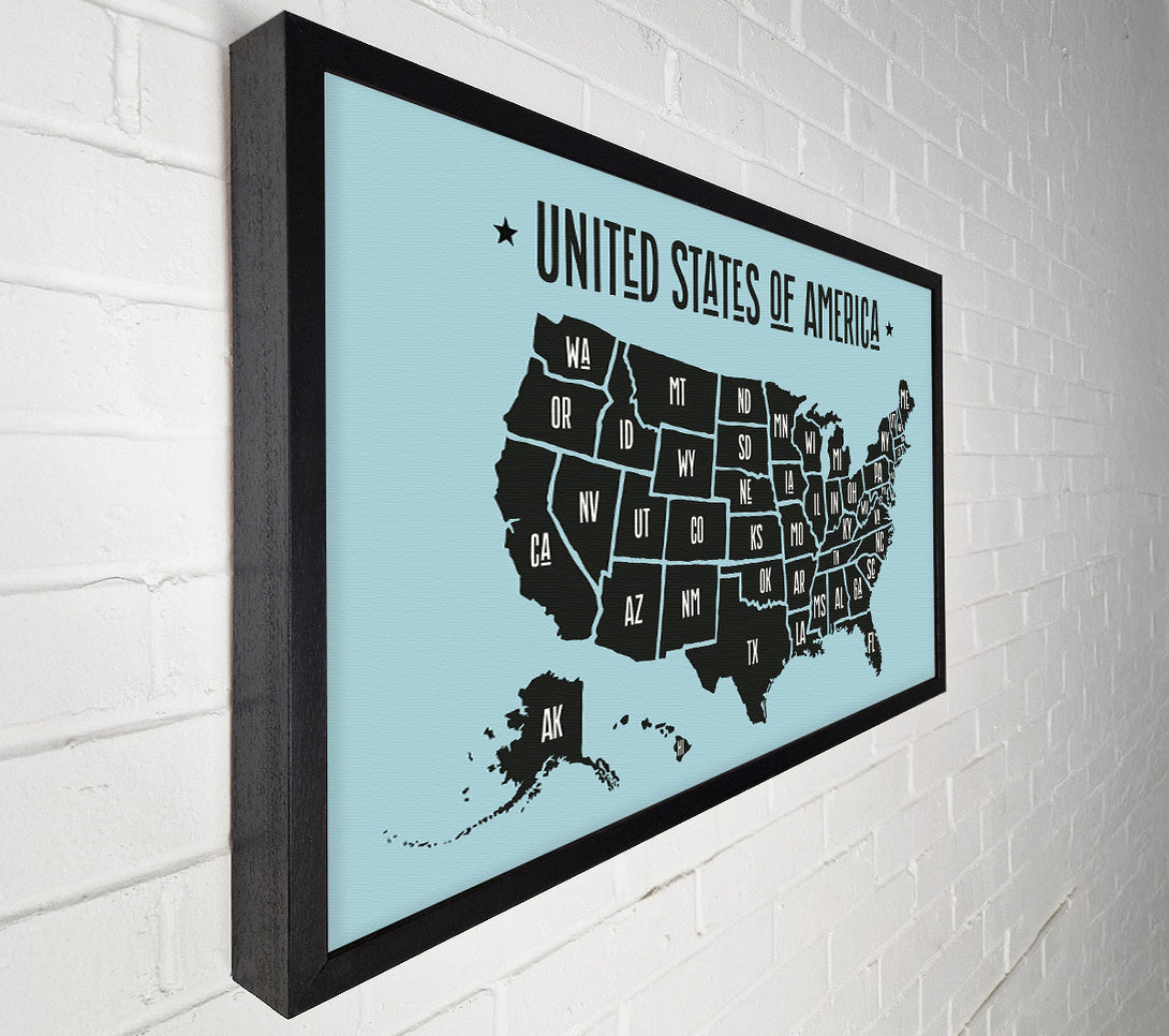  A Canvas Print of States Of America 2 Canvas Art