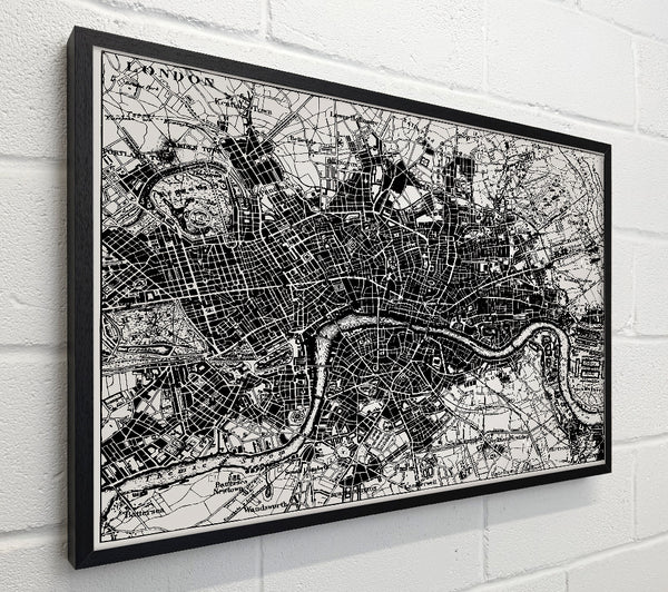 Old Map Of London