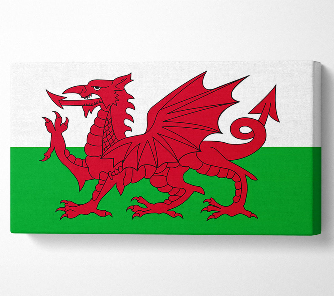  A Canvas Print of Welsh Dragon 1 Canvas Print